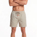 Zwemshort Paros - Zand/Saliegroen