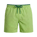 Seersucker Badeshorts Lavos - Apfelgrün / Dunkelgrün