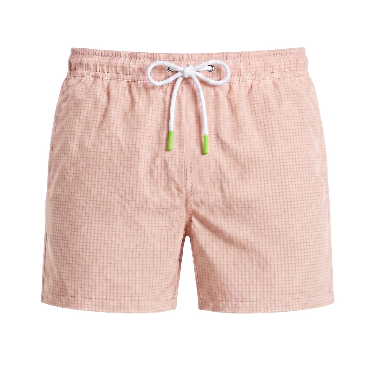 Tropea Seersucker Badehose - Lachsrosa
