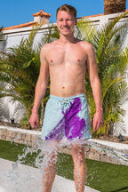 Sea'sons Haupt Badehose Beere Minze
