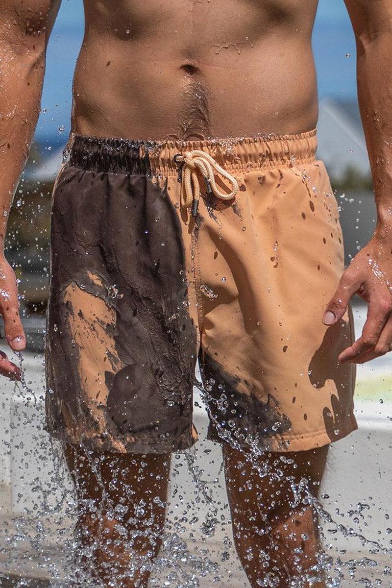 Sea'sons Main Badeshorts Grau Coral