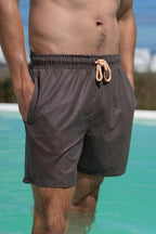 Sea'sons Main Badeshorts Grau Coral