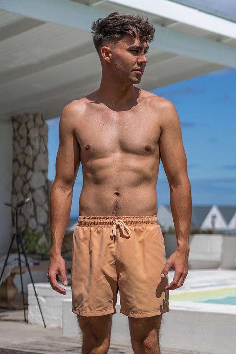 Sea'sons Main Badeshorts Grau Coral