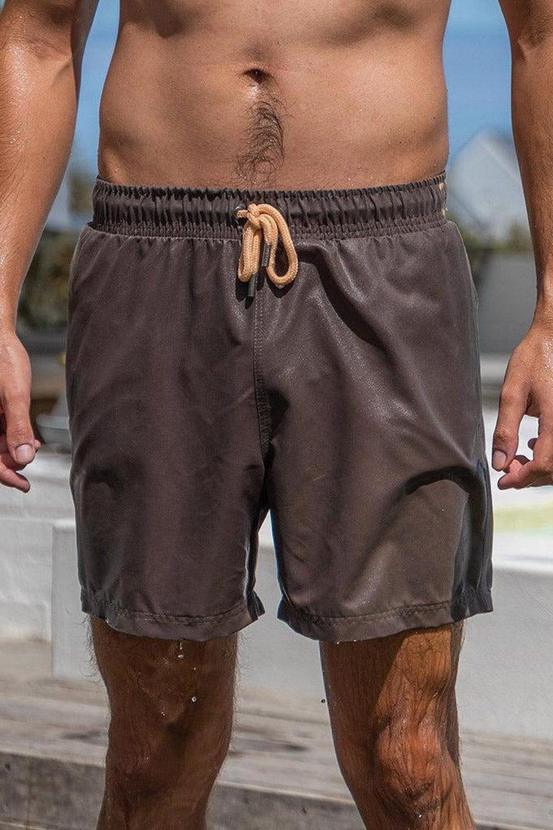 Sea'sons Main Badeshorts Grau Coral