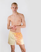Sea'sons Mosaik Badehose Gelb Rot