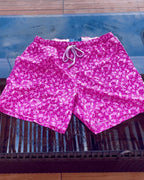 Sea'sons Mosaik Badehose Pink