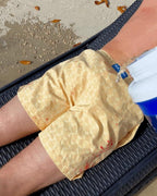 Sea'sons Badehose Geometrisch Pfirsich