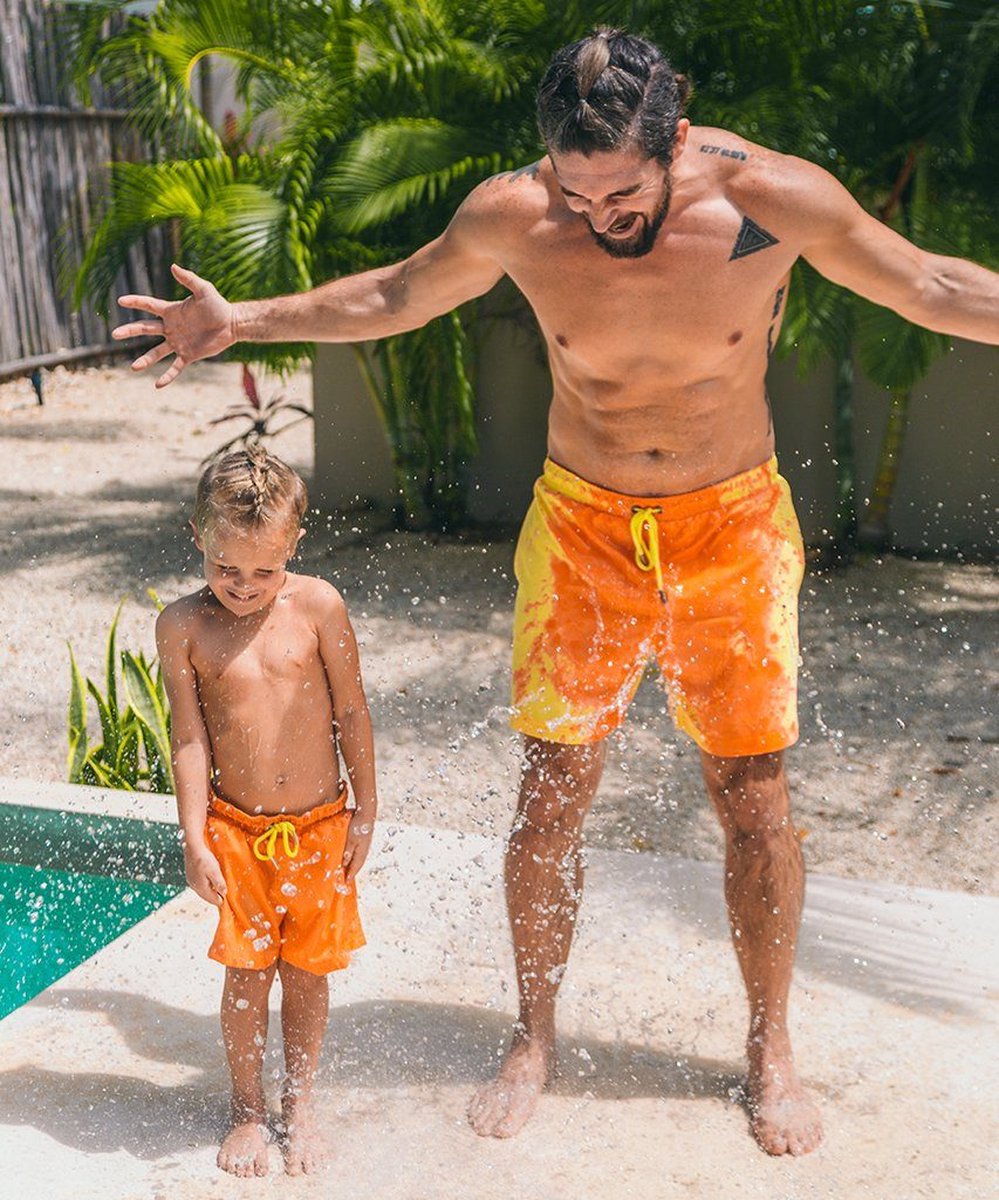 Sea'sons Main Badeshorts Orange Yellow