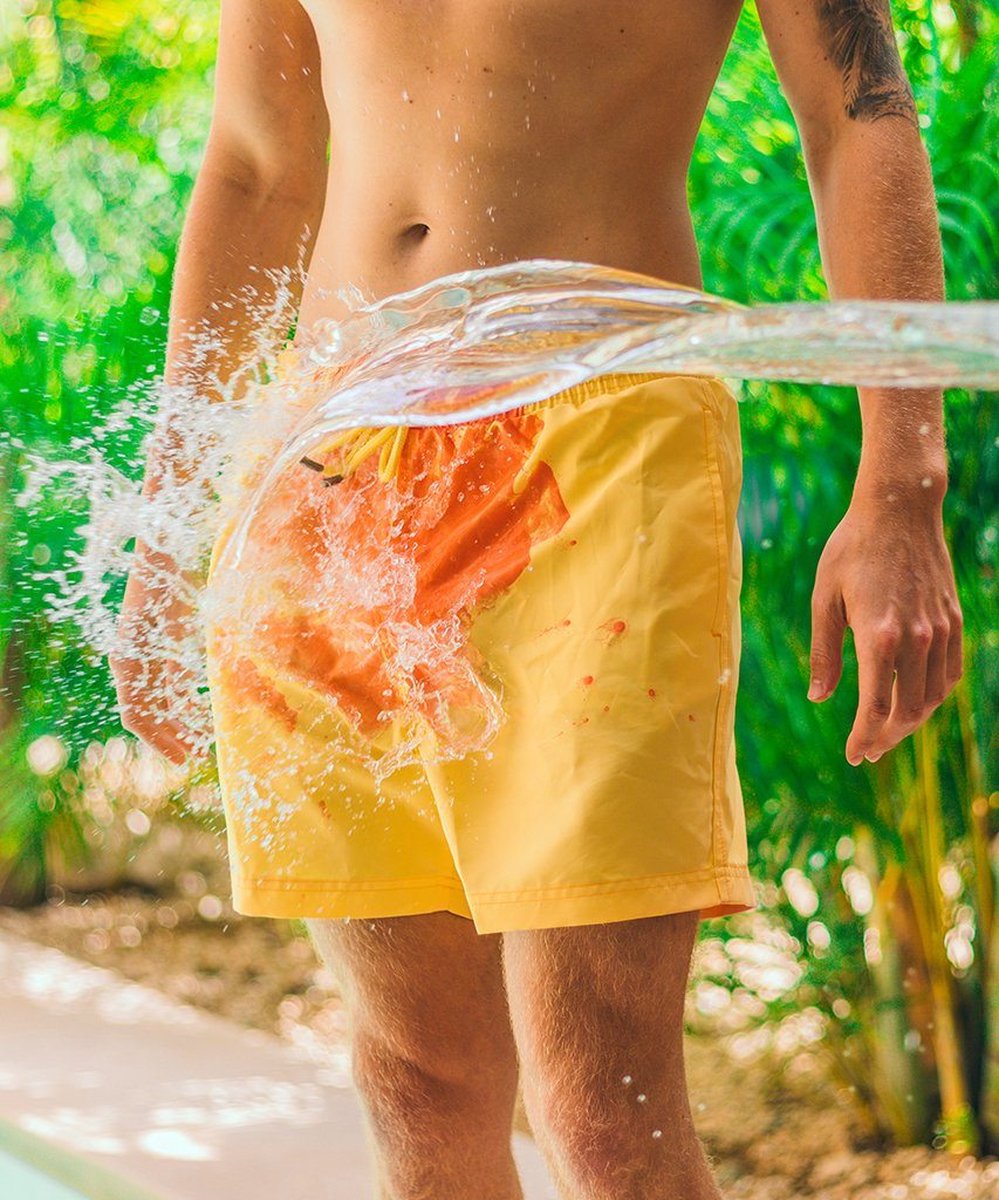 Sea'sons Main Badeshorts Orange Yellow