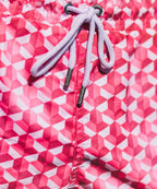 Sea'sons Badehose Geometrisch Rot