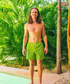 Sea'sons Haupt Badehose Grün Gelb