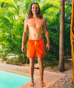 Sea'sons Main Badeshorts Orange Yellow