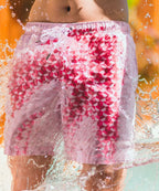 Sea'sons Badehose Geometrisch Rot