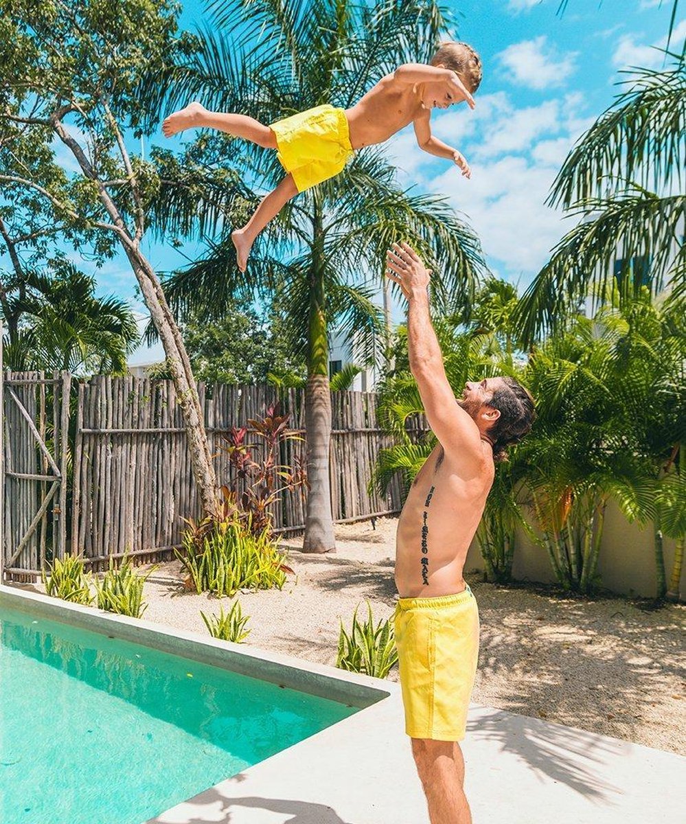 Sea'sons Main Badeshorts Orange Yellow