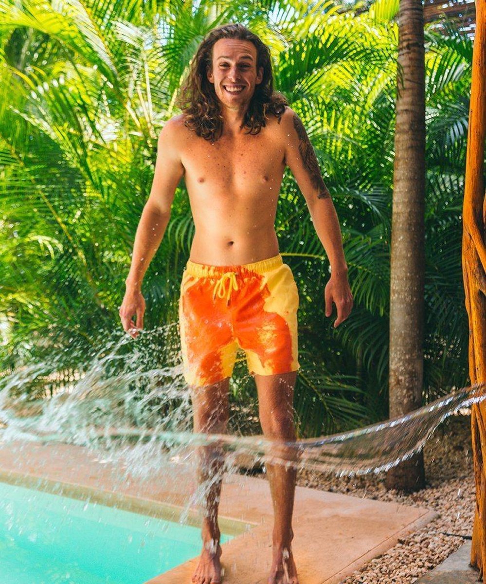 Sea'sons Main Badeshorts Orange Yellow