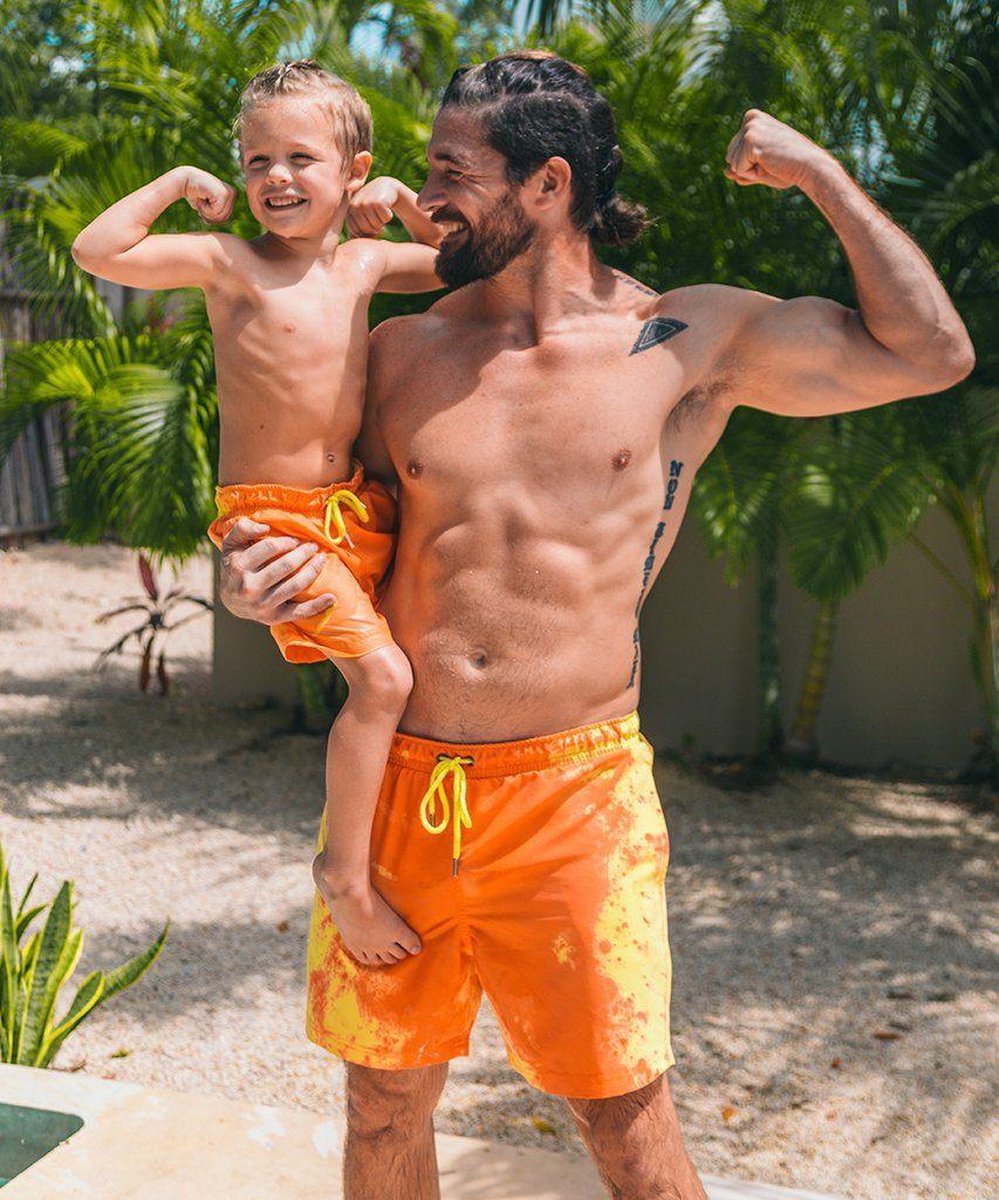 Sea'sons Main Badeshorts Orange Yellow