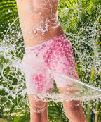 Sea'sons Badehose Geometrisch Rot