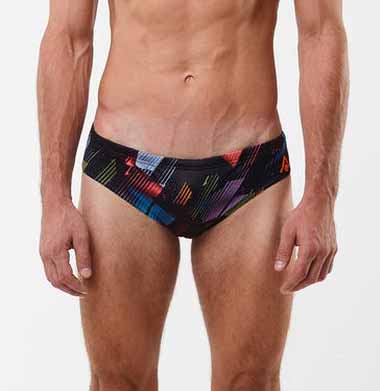 Essential Badehose Slip 8 CM - Multicolor / Navyblau