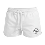 Riviera Retro Badehose, Kühles Weiß