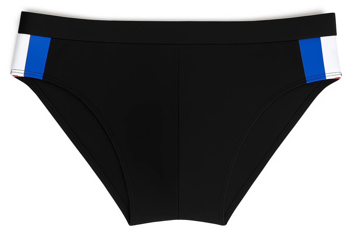 Badehose Biarritz Schwarz
