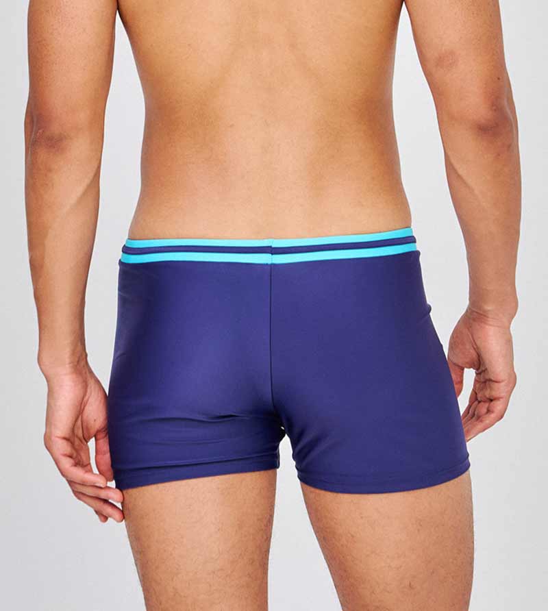 Badeboxer Portimão - Hellblau/Blau