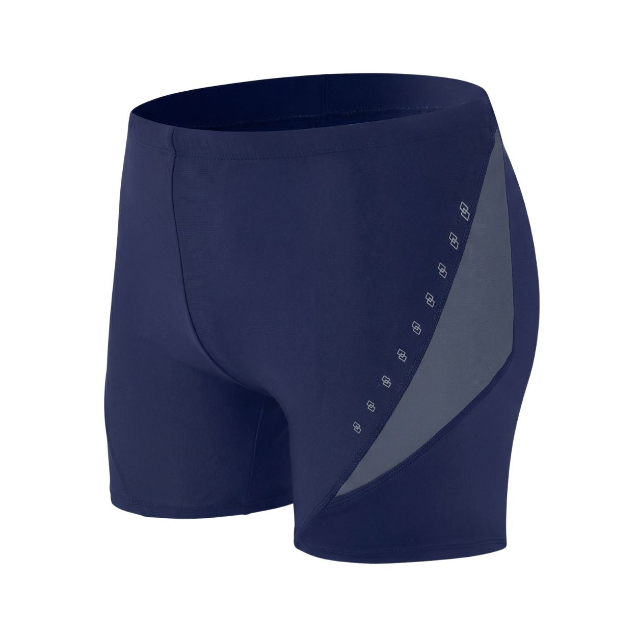 Badeboxer Aero Curve Grau / Blau