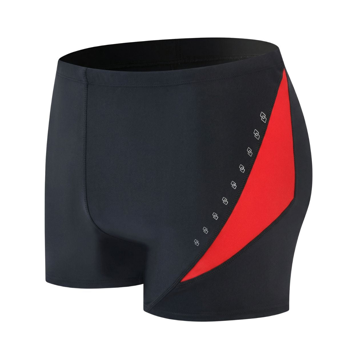 Badeboxer Aero Curve Rot / Schwarz