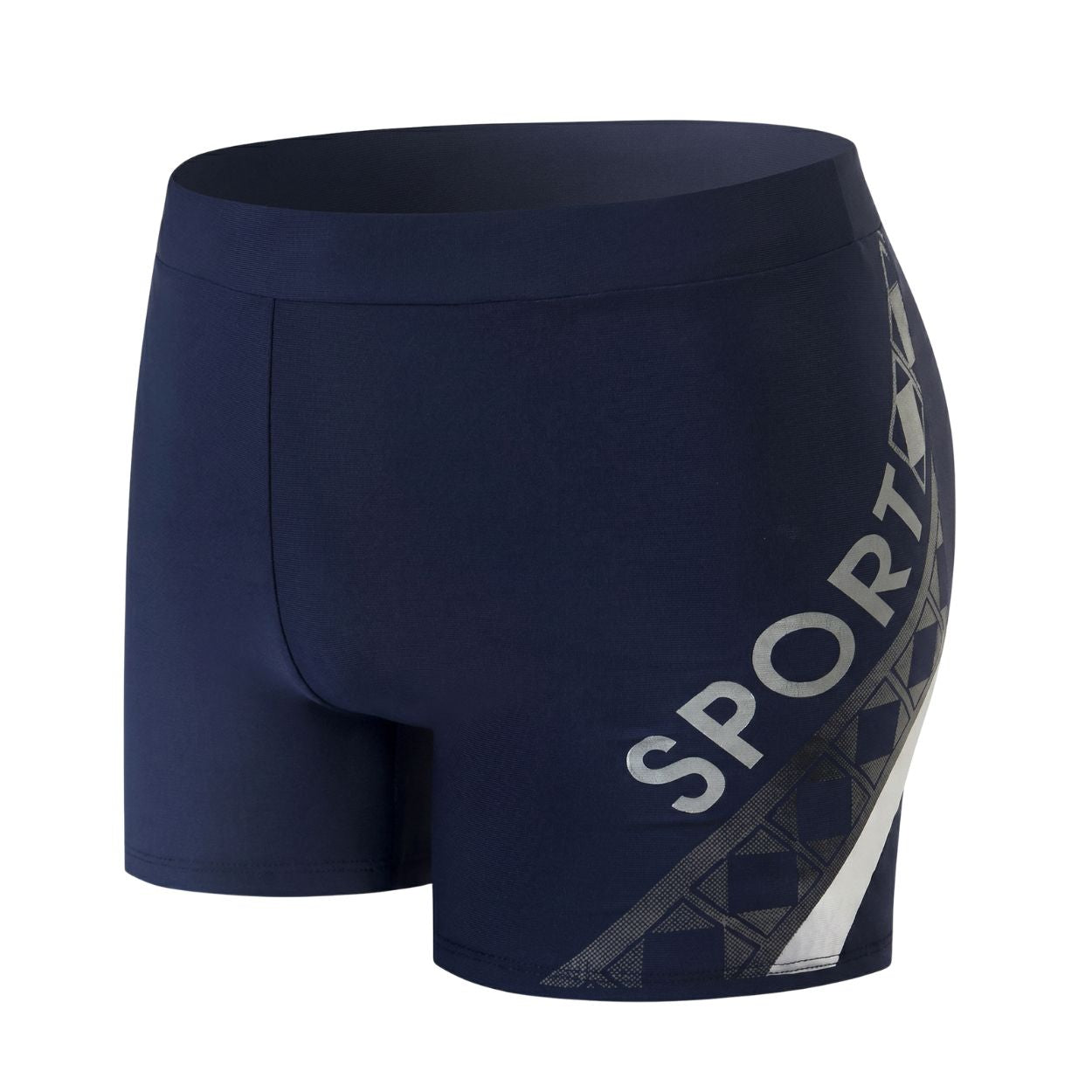 Badeboxer Sport Edge Blau