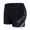 Badeboxer Sport Edge Schwarz