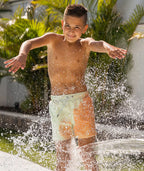 Sea'sons Badehose Kritzel Orange Minze