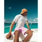 Sea'sons Badehose Farbwechsel Bordeaux Pink