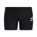 Capri Badeboxer Schwarz/Grau