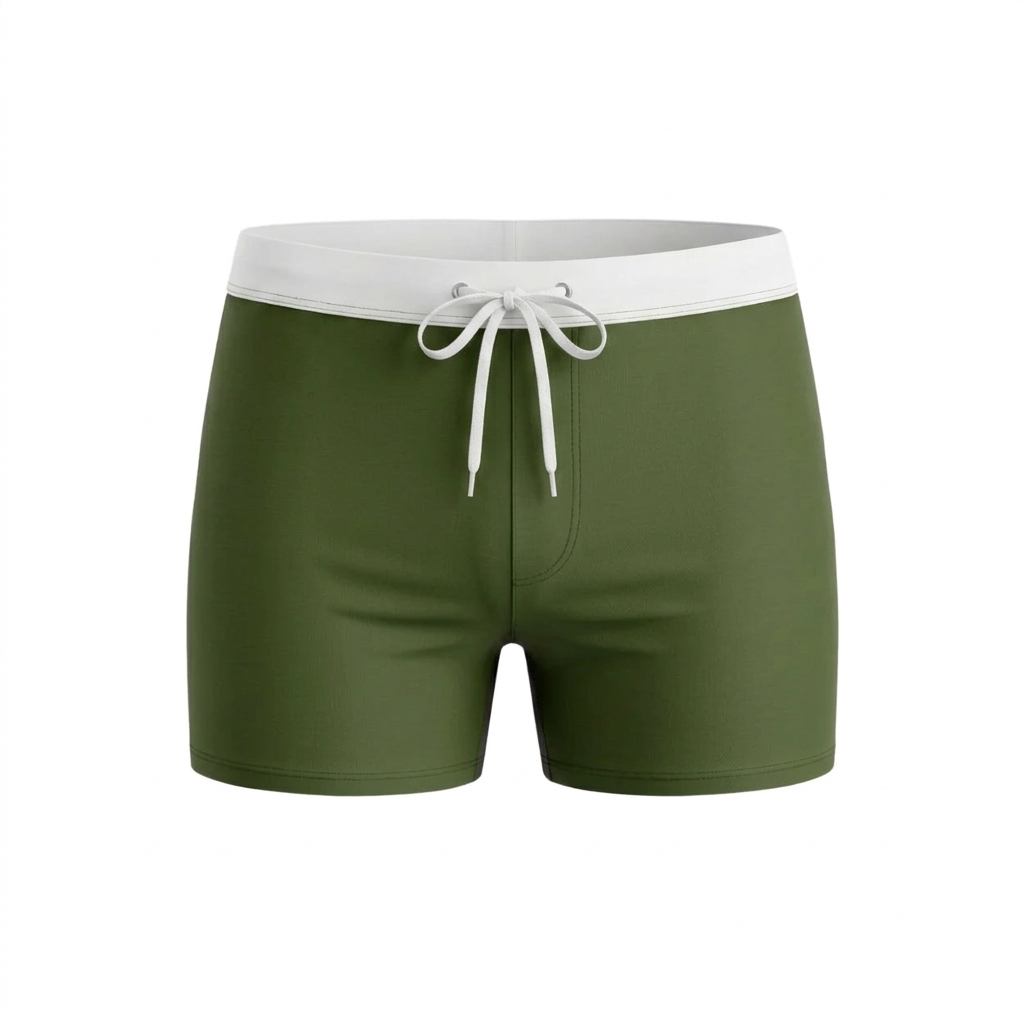 Badeshorts Del Mar Armeegrün