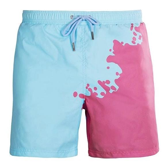 Sea'sons Badehose Farbwechsel Kirschblau