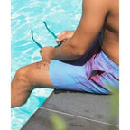 Sea'sons Badehose Farbwechsel Kirschblau