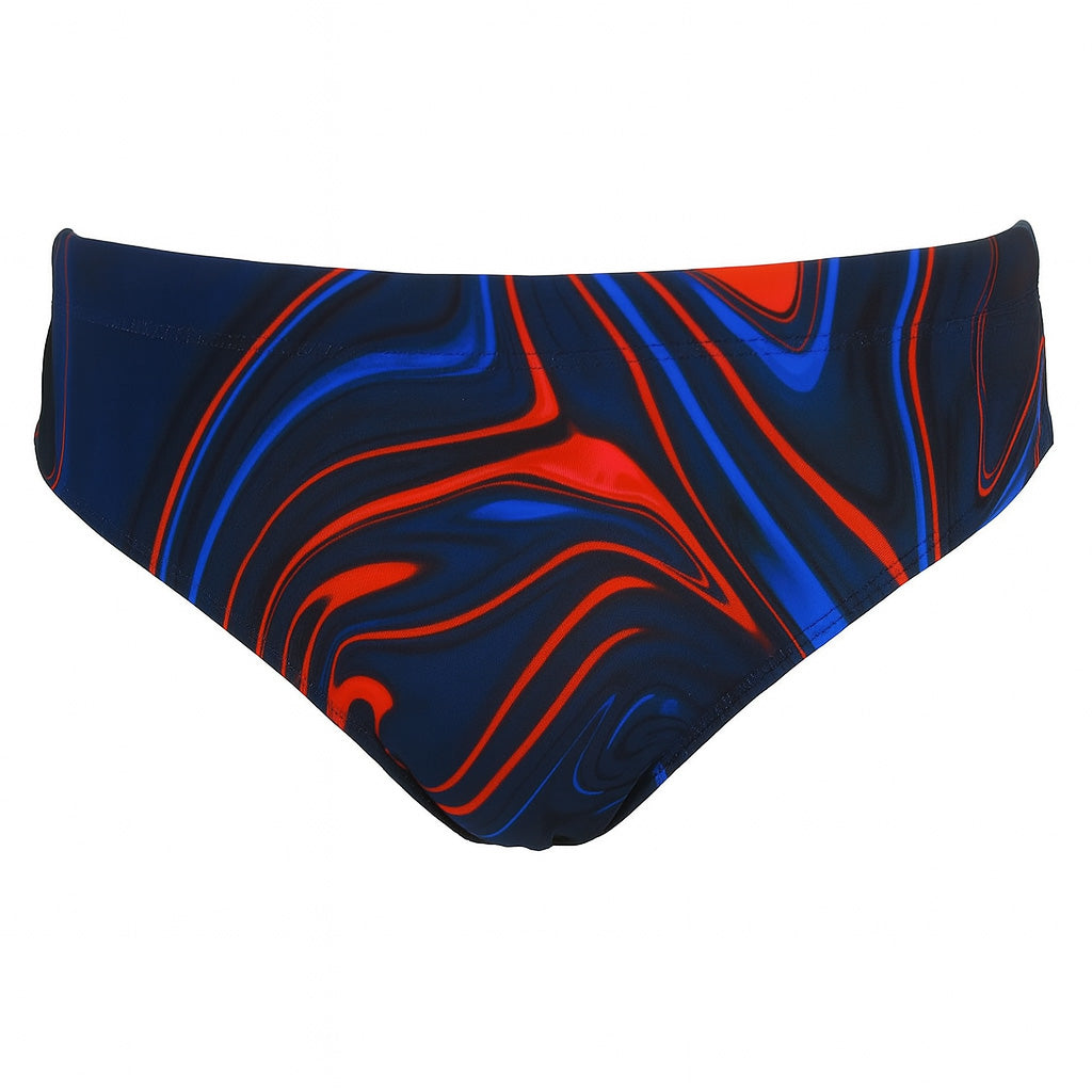 Badehose Flame Blau/Rot