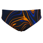 Badehose Flame Dunkelblau/Orange