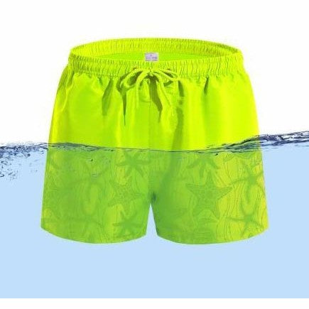 Badeshorts Magique Neon Gelb