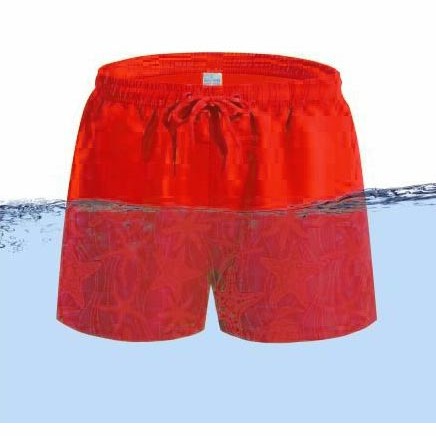 Badeshorts Magique Rot