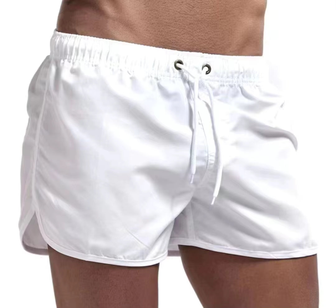 Riviera Retro Badehose, Kühles Weiß