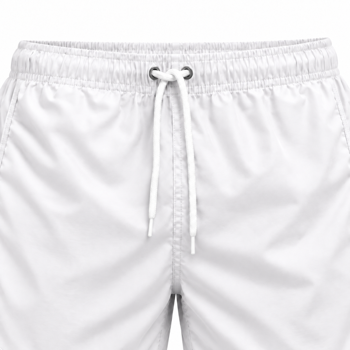 Riviera Retro Badehose, Kühles Weiß