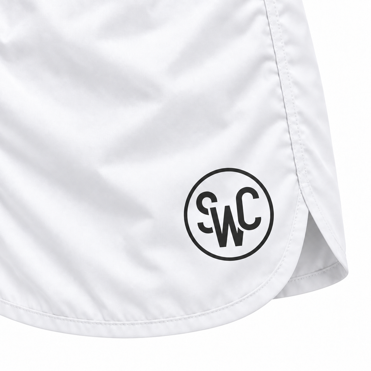 Riviera Retro Badehose, Kühles Weiß