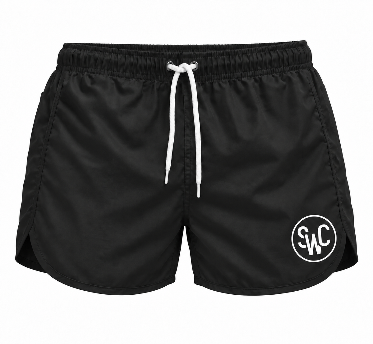 Riviera Retro Badehose, Tiefschwarz