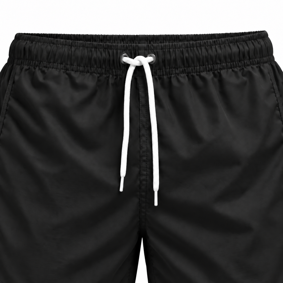 Riviera Retro Badehose, Tiefschwarz