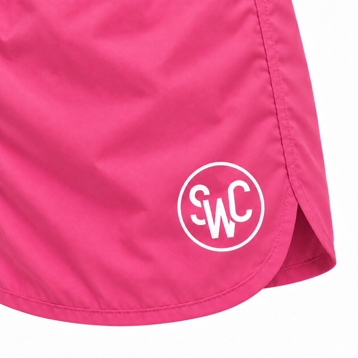 Riviera Retro Badehose, Flamingo Pink
