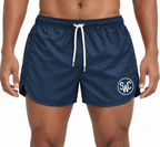 Riviera Retro Badehose, Mitternachtsblau