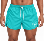 Riviera Retro Badehose, Meeresbrise