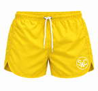 Riviera Retro Badehose, Sonnenstrahl Gelb