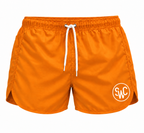 Riviera Retro Badehose, Sonnenuntergangsorange