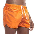 Riviera Retro Badehose, Sonnenuntergangsorange